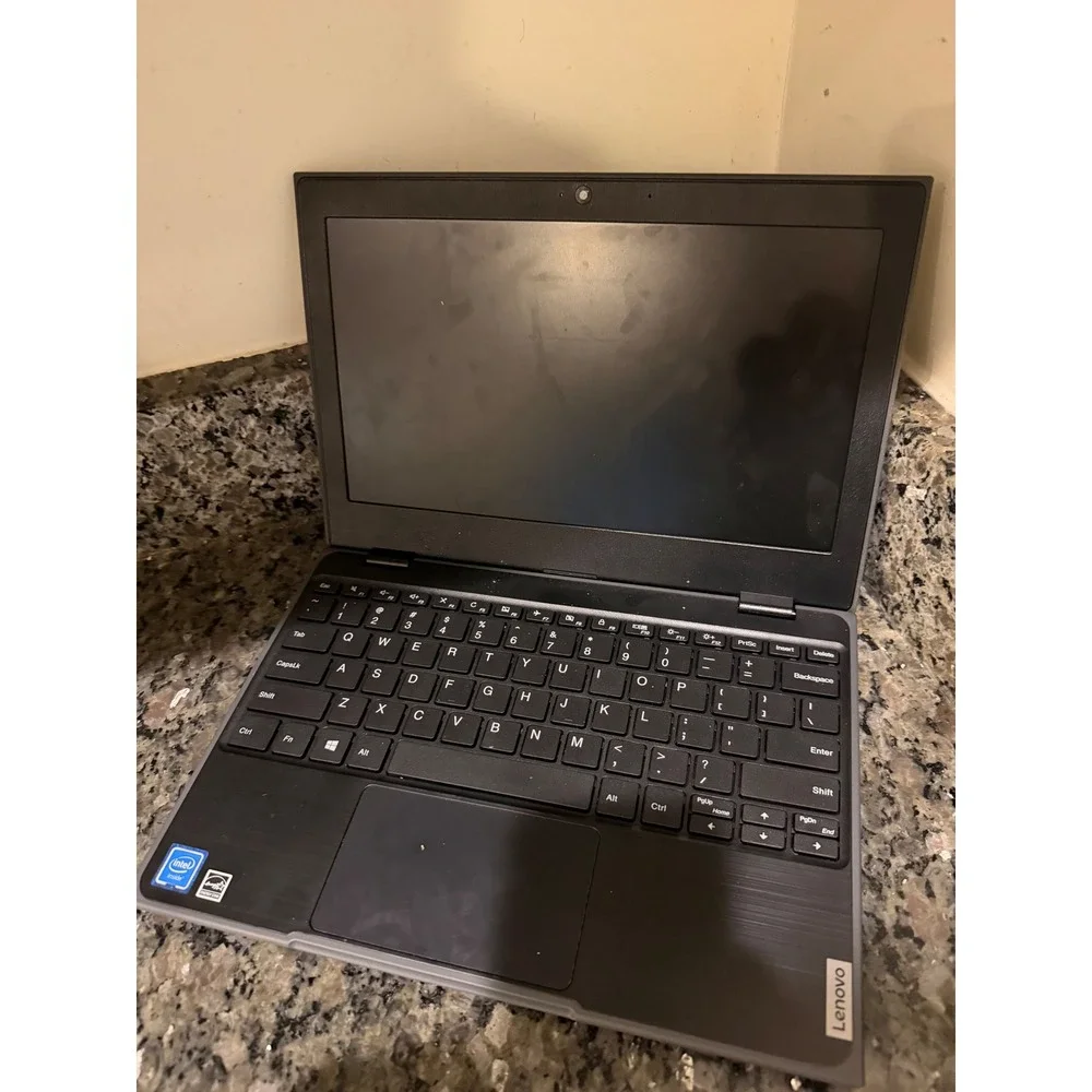 Lenovo 100e 2nd Gen 81M8 Intel Laptop Black For Parts Repair Only No Cord